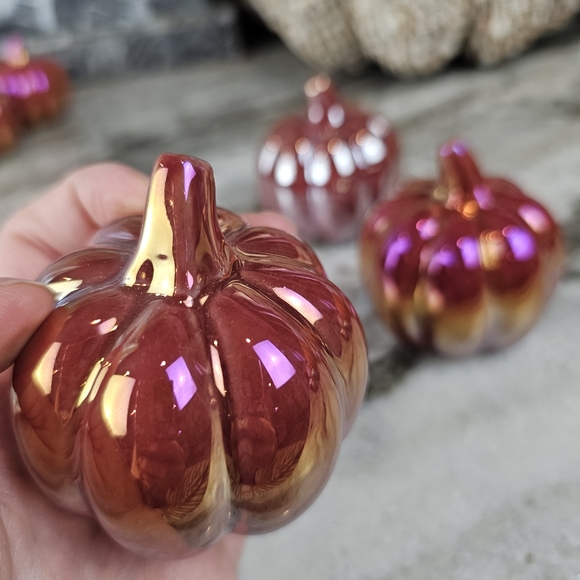 Target Holographic Ceramic Pumpkin Trio - Picture 4 of 6